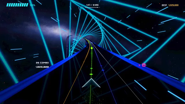Still from the GIF: a cyan spiral tunnel.